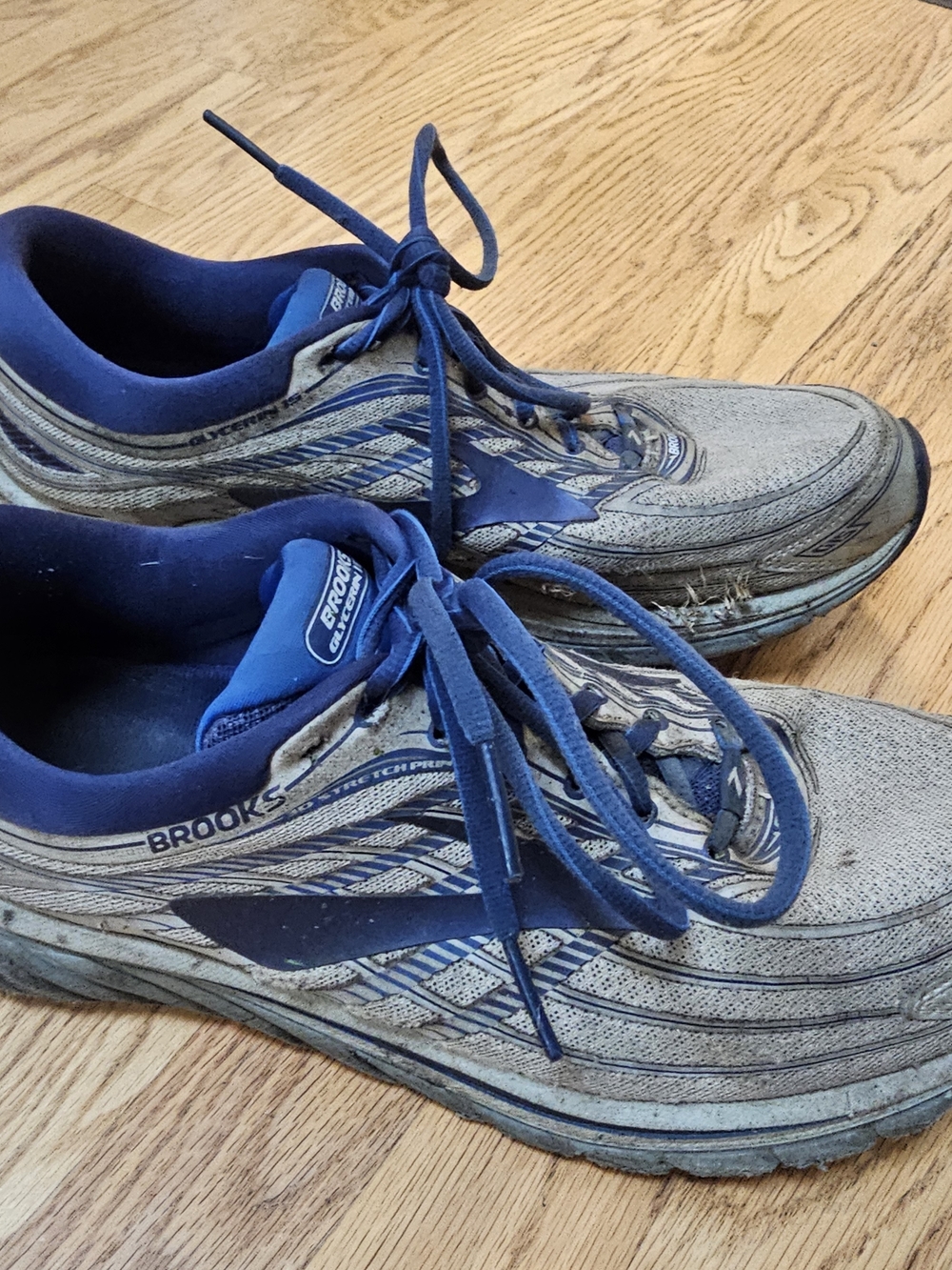 Brooks Glycerin 15 Men’s Running Shoes — Navy and Gray